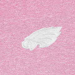 Philadelphia Eagles Antigua Hunk Quarter-Zip Pullover Top - Pink Pullover