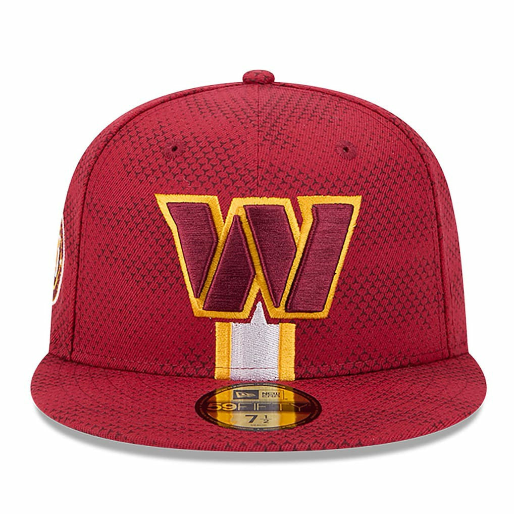 Washington Commanders New Era 2024 Sideline 59FIFTY Fitted Hat - Burgundy Hats