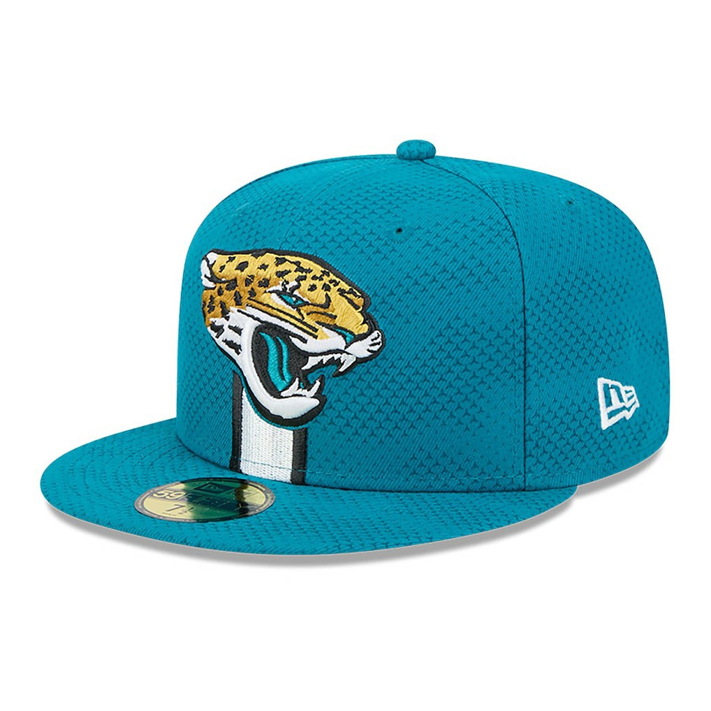 Jacksonville Jaguars New Era 2024 Sideline 59FIFTY Fitted Hat - Teal Hats