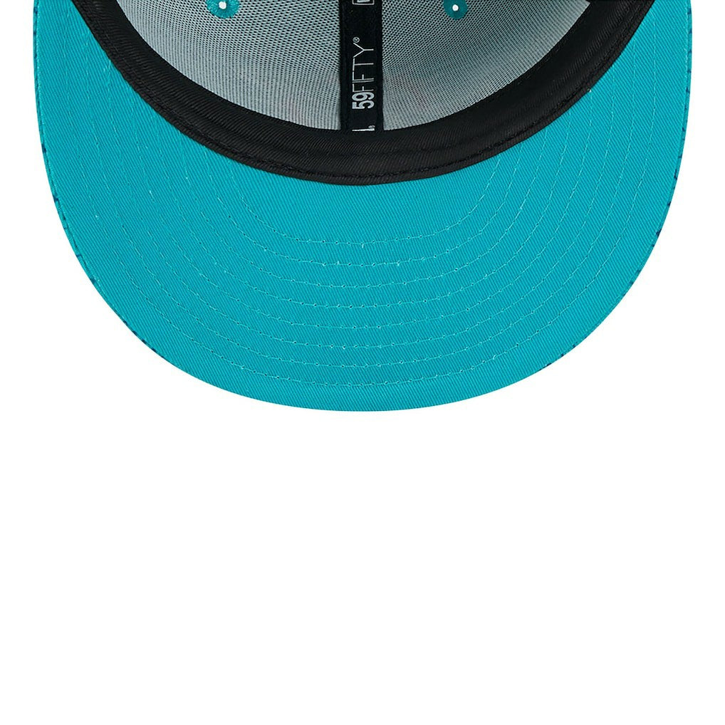 Miami Dolphins New Era 2024 Sideline 59FIFTY Fitted Hat - Aqua Hats