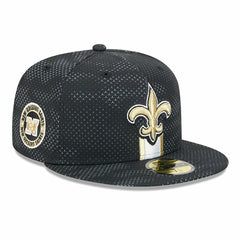 New Orleans Saints New Era 2024 Sideline 59FIFTY Fitted Hat - Black Hats