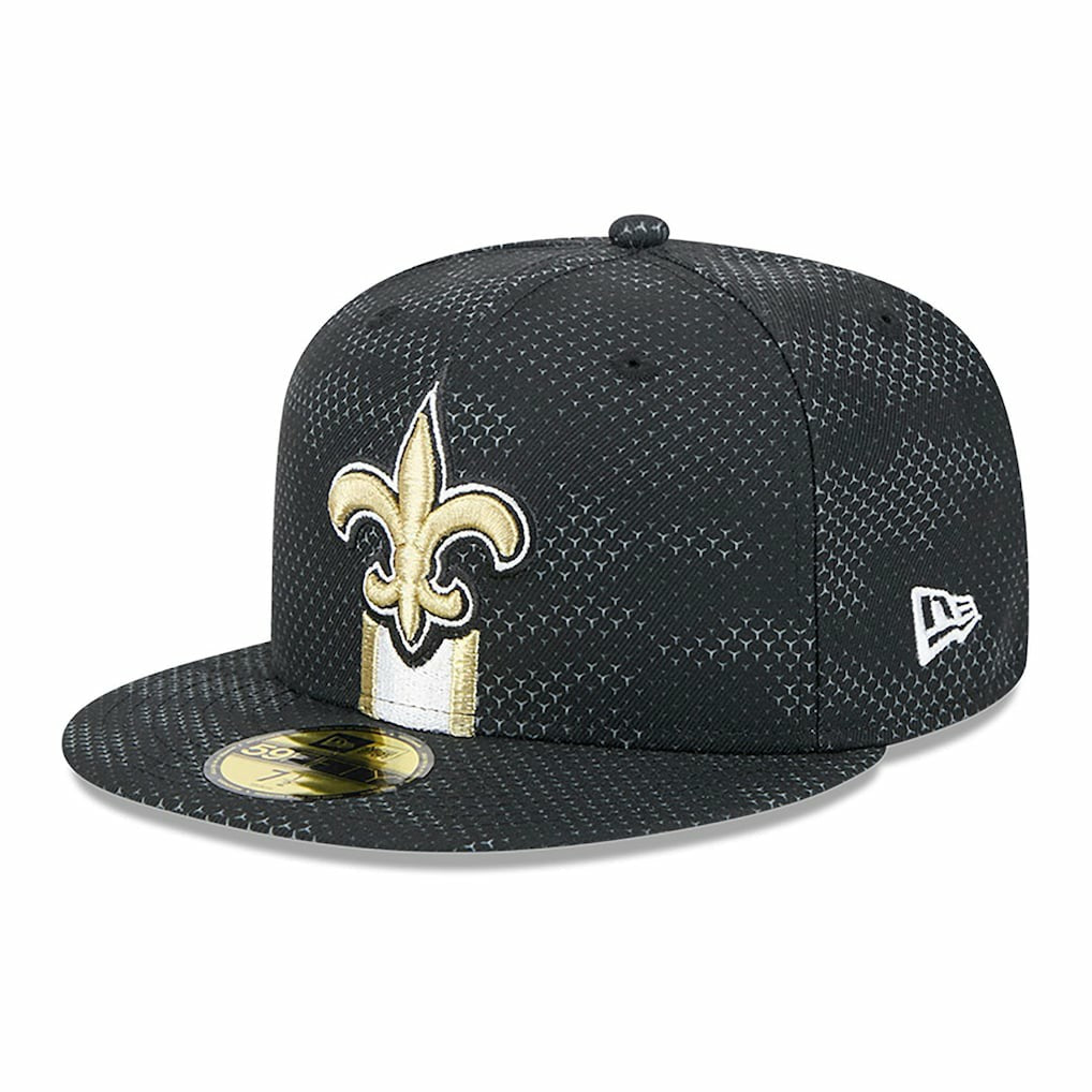 New Orleans Saints New Era 2024 Sideline 59FIFTY Fitted Hat - Black Hats
