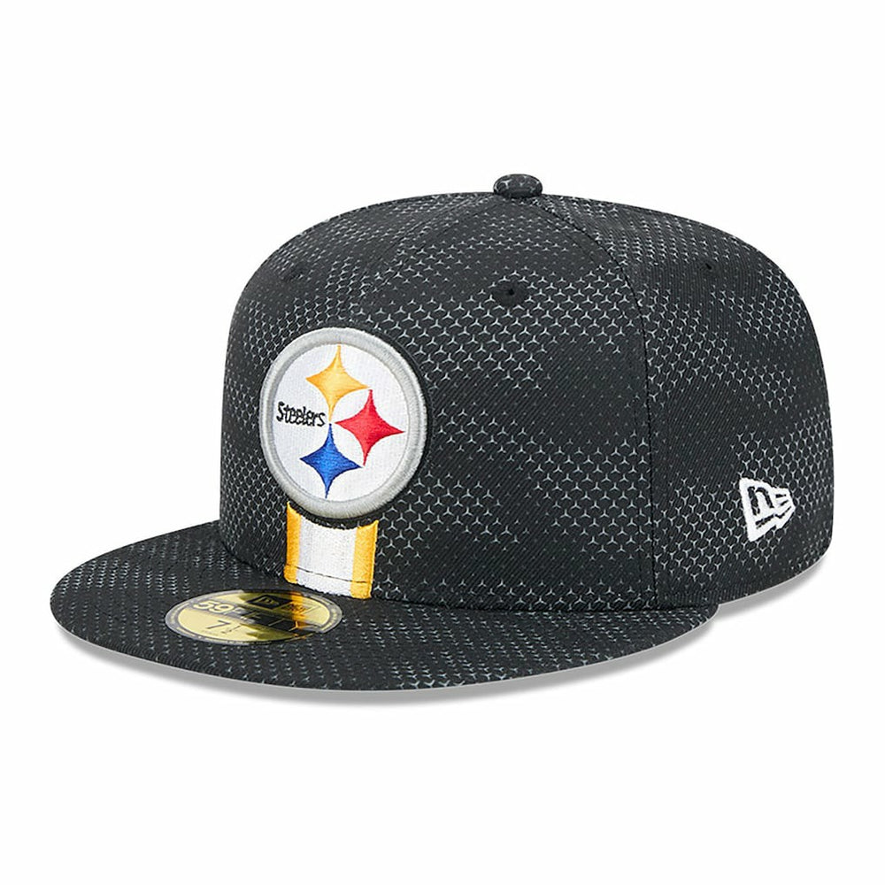 Pittsburgh Steelers New Era 2024 Sideline 59FIFTY Fitted Hat - Black Hats
