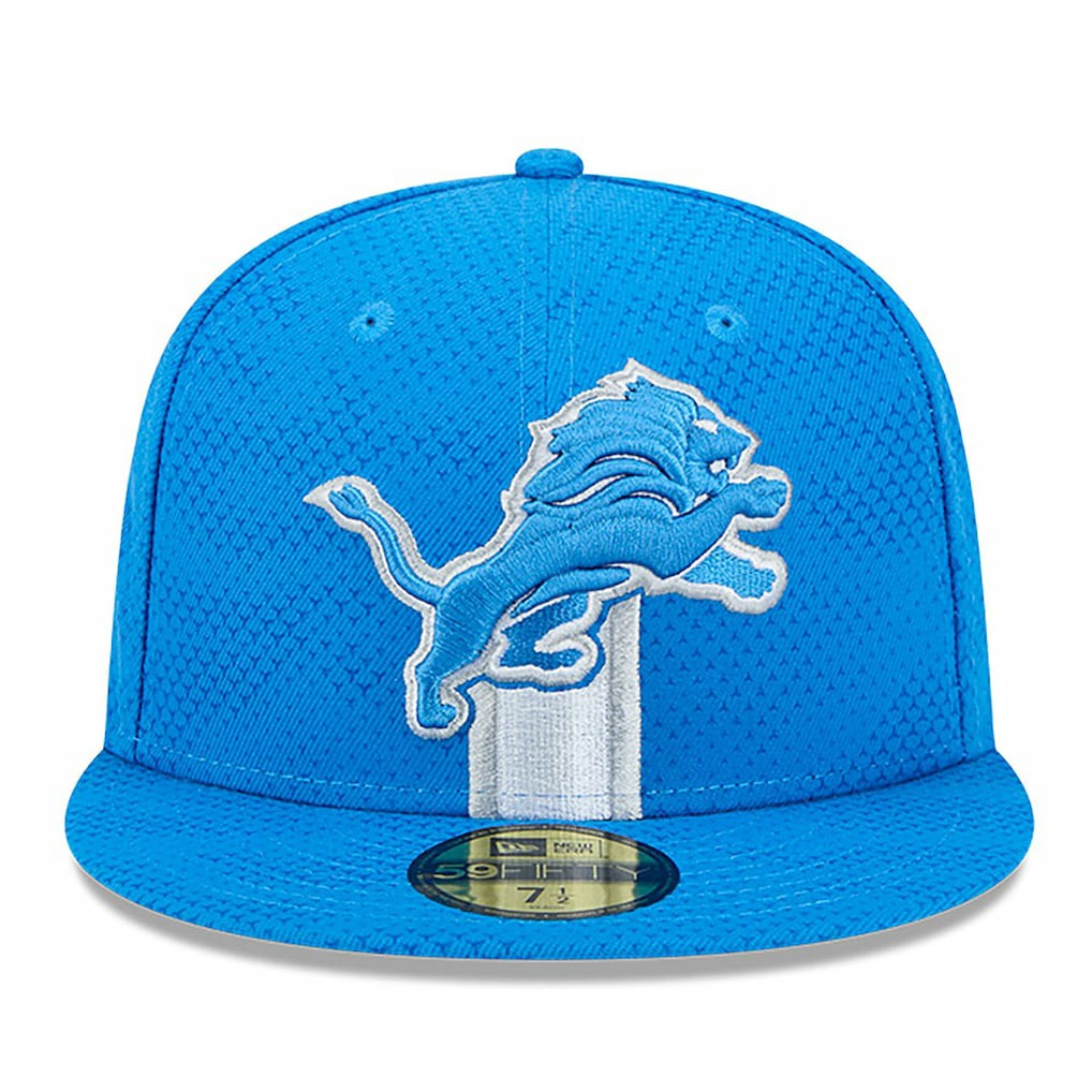Detroit Lions New Era 2024 Sideline 59FIFTY Fitted Hat - Blue Hats