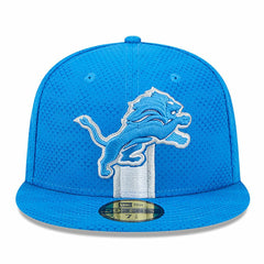 Detroit Lions New Era 2024 Sideline 59FIFTY Fitted Hat - Blue Hats