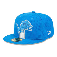 Detroit Lions New Era 2024 Sideline 59FIFTY Fitted Hat - Blue Hats