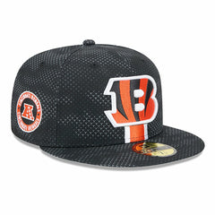 Cincinnati Bengals New Era 2024 Sideline 59FIFTY Fitted Hat - Black Hats