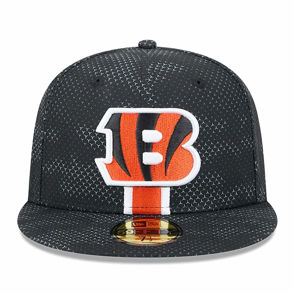 Cincinnati Bengals New Era 2024 Sideline 59FIFTY Fitted Hat - Black Hats