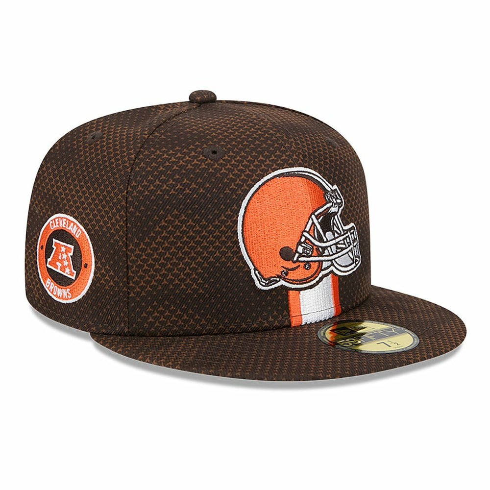 Cleveland Browns New Era 2024 Sideline 59FIFTY Fitted Hat - Brown Hats