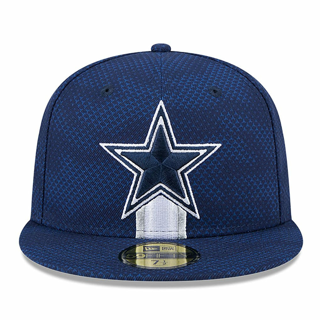 Dallas Cowboys New Era 2024 Sideline 59FIFTY Fitted Hat - Navy Hats