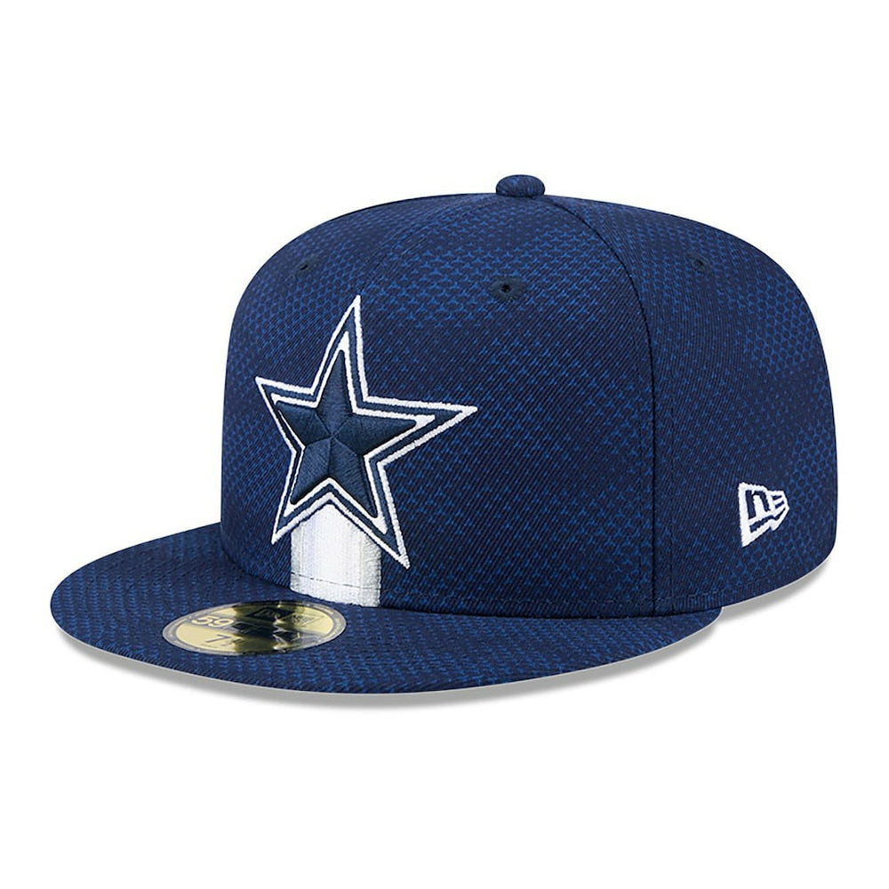 Dallas Cowboys New Era 2024 Sideline 59FIFTY Fitted Hat - Navy Hats