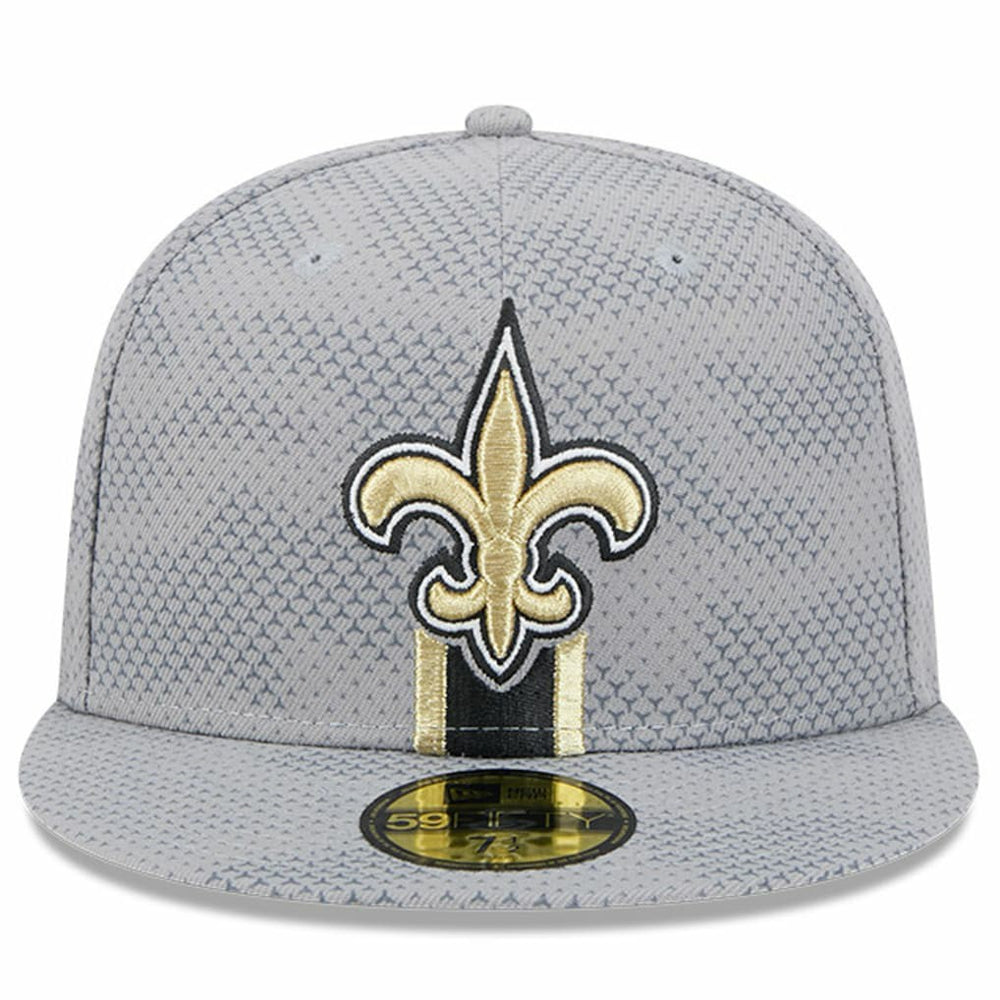 New Orleans Saints New Era 2024 Sideline 59FIFTY Fitted Hat - Gray Hats