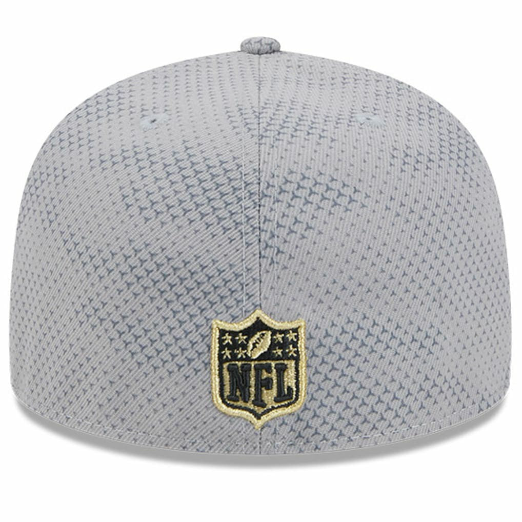 New Orleans Saints New Era 2024 Sideline 59FIFTY Fitted Hat - Gray Hats