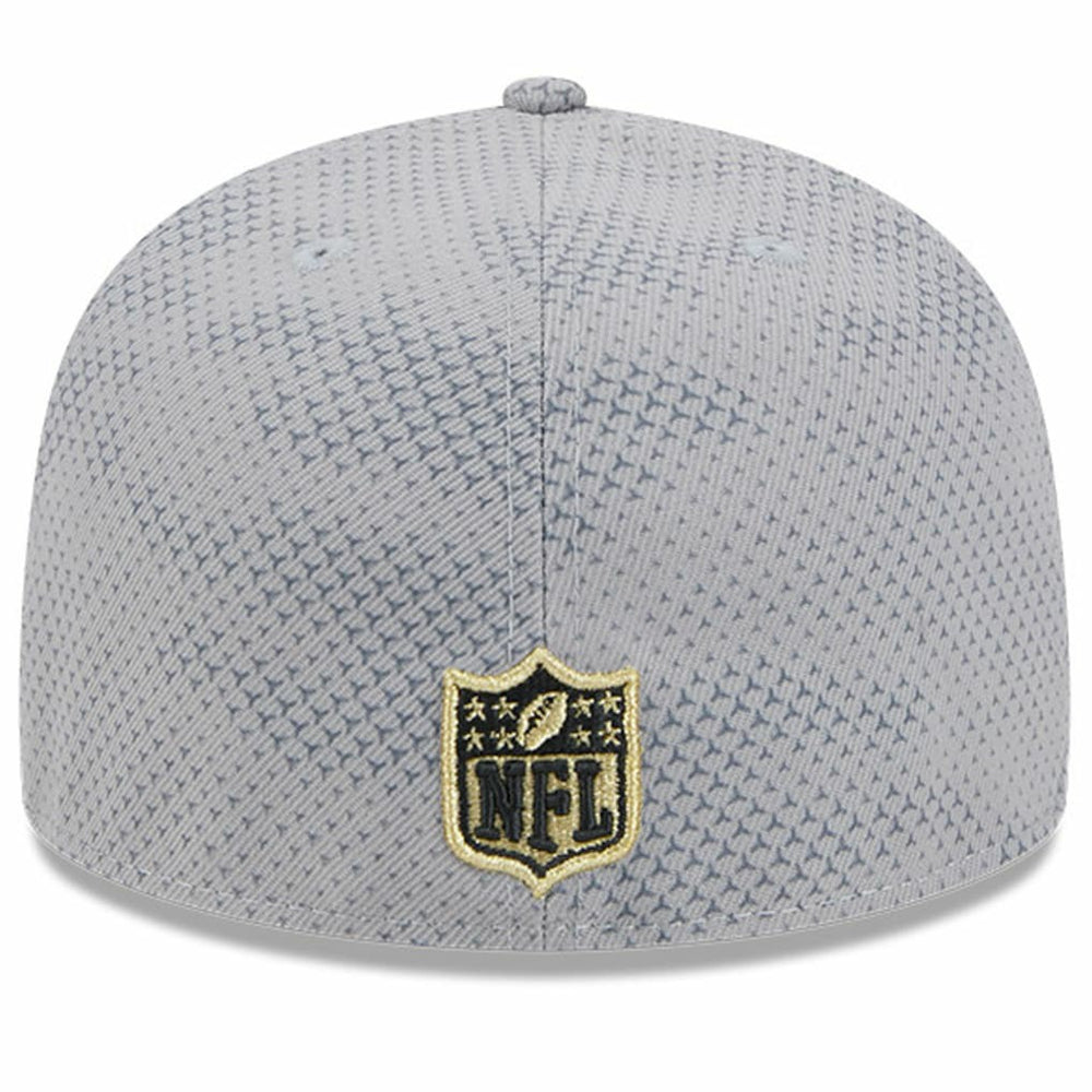 New Orleans Saints New Era 2024 Sideline 59FIFTY Fitted Hat - Gray Hats