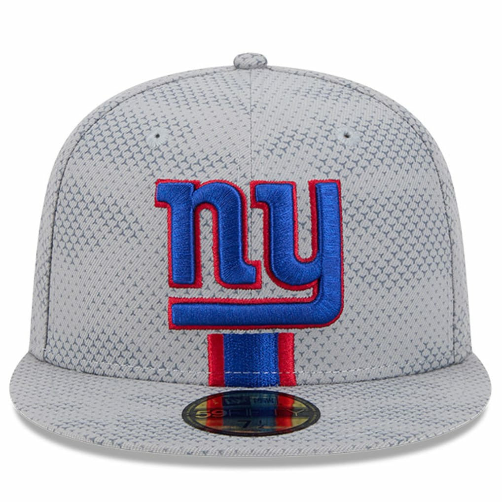 New York Giants New Era 2024 Sideline 59FIFTY Fitted Hat - Gray Hats