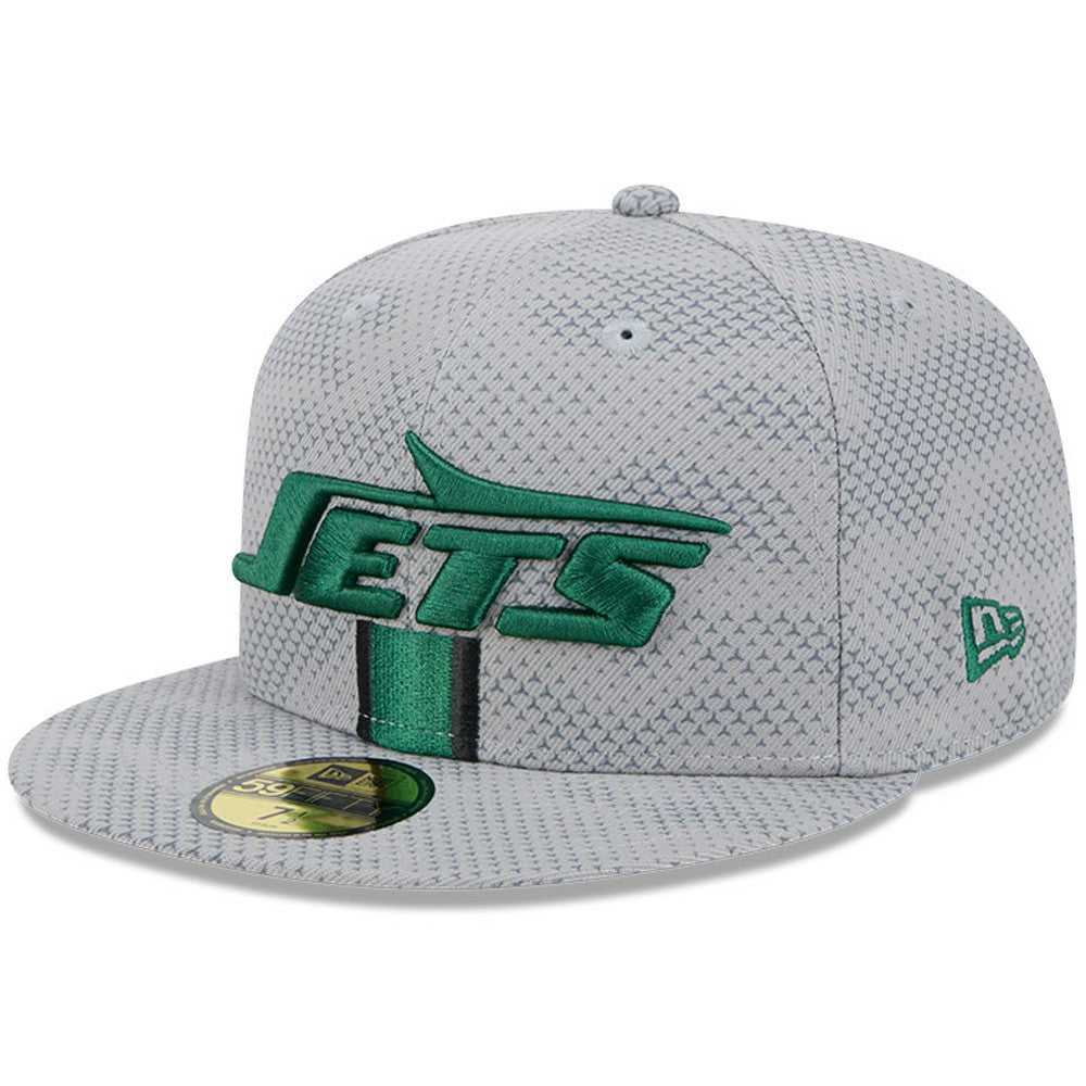 New York Jets New Era 2024 Sideline 59FIFTY Fitted Hat - Gray Hats