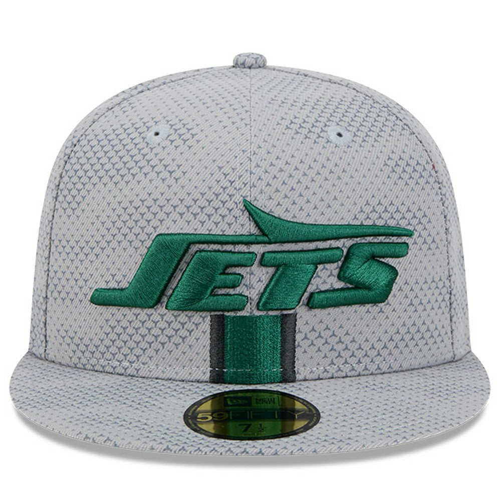 New York Jets New Era 2024 Sideline 59FIFTY Fitted Hat - Gray Hats