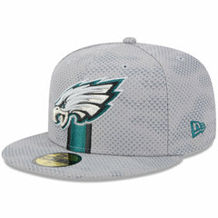 Philadelphia Eagles New Era 2024 Sideline 59FIFTY Fitted Hat - Gray Hats