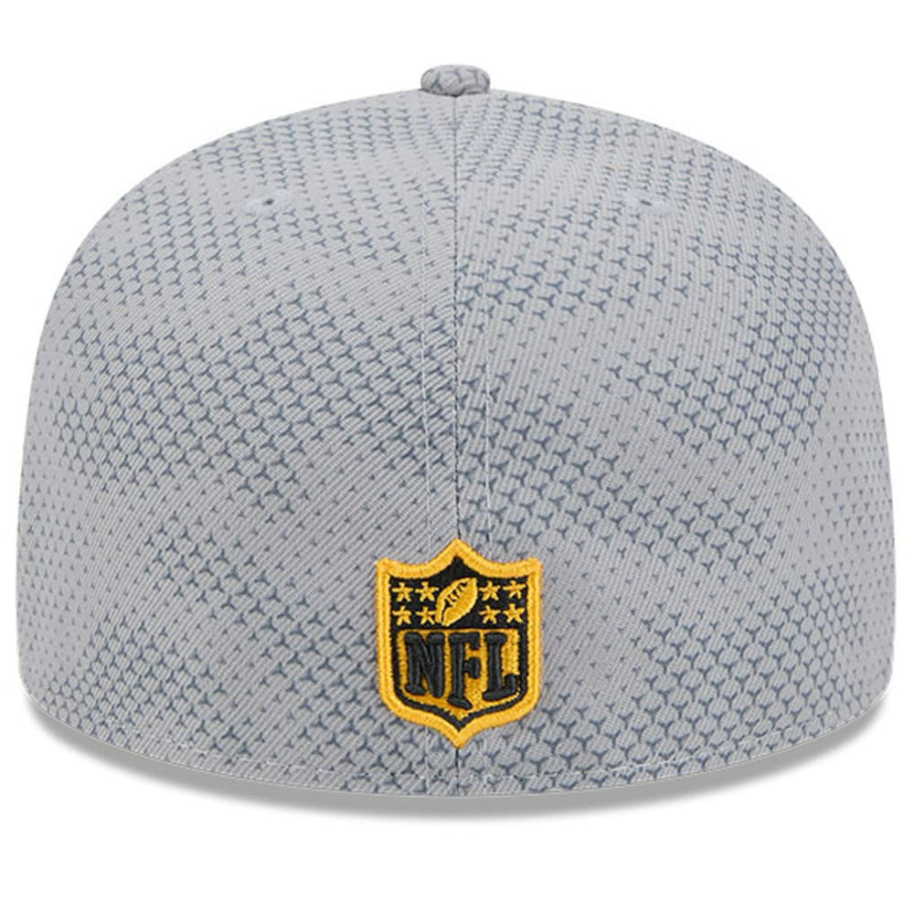 Pittsburgh Steelers New Era 2024 Sideline 59FIFTY Fitted Hat - Gray Hats