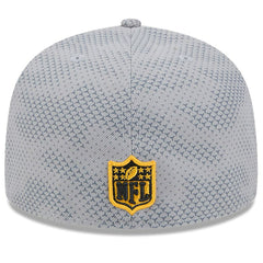 Pittsburgh Steelers New Era 2024 Sideline 59FIFTY Fitted Hat - Gray Hats