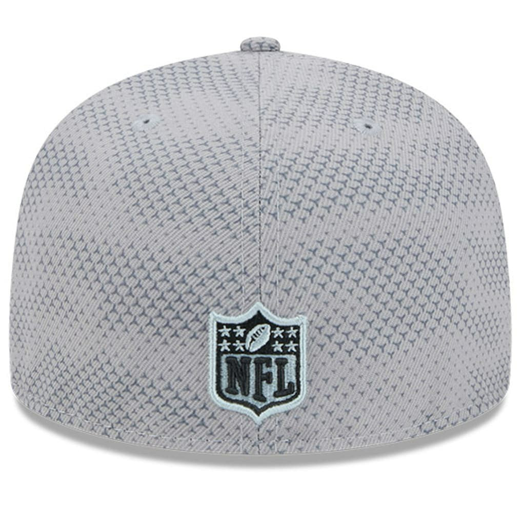 Las Vegas Raiders New Era 2024 Sideline 59FIFTY Fitted Hat - Gray Hats