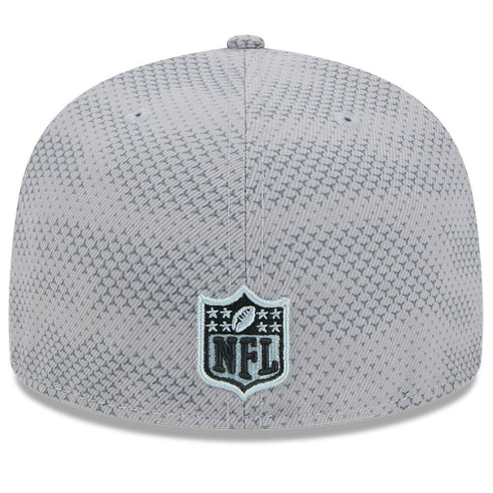 Las Vegas Raiders New Era 2024 Sideline 59FIFTY Fitted Hat - Gray Hats