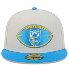 Los Angeles Chargers New Era 2024 Sideline Historic 59FIFTY Fitted Hat - Stone/Powder Blue Hats