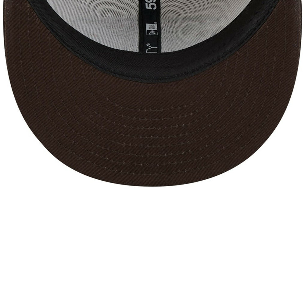 Cleveland Browns New Era 2024 Sideline Historic 59FIFTY Fitted Hat - Stone/Brown Hats