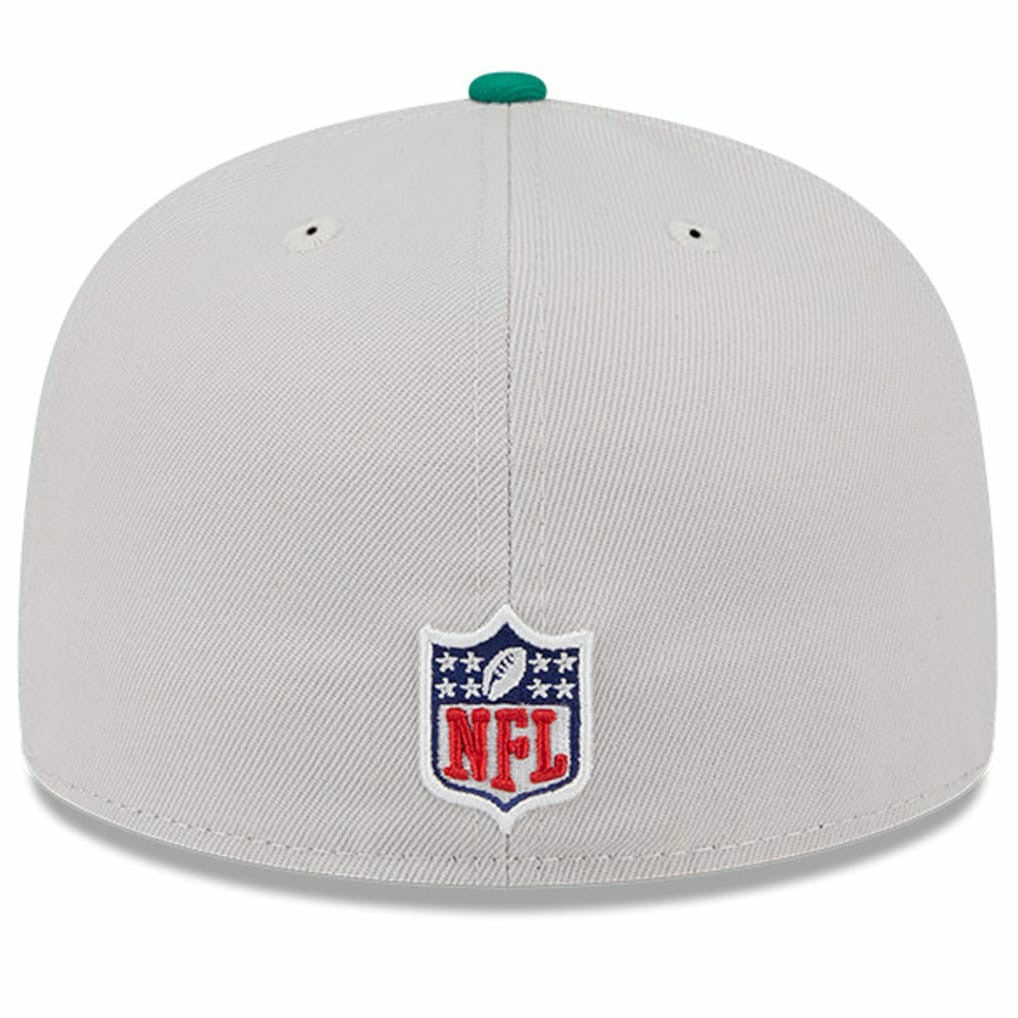 Philadelphia Eagles New Era 2024 Sideline Historic 59FIFTY Fitted Hat - Stone/Kelly Green Hats