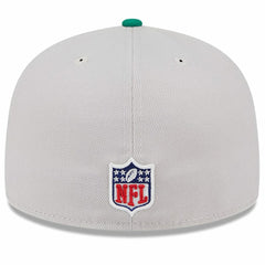 Philadelphia Eagles New Era 2024 Sideline Historic 59FIFTY Fitted Hat - Stone/Kelly Green Hats