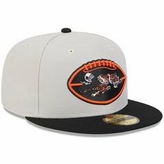 Cincinnati Bengals New Era 2024 Sideline Historic 59FIFTY Fitted Hat - Stone/Black Hats