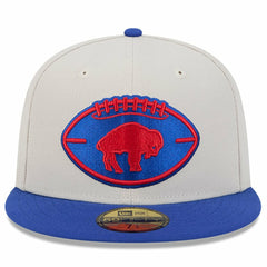 Buffalo Bills New Era 2024 Sideline Historic 59FIFTY Fitted Hat - Stone/Royal Hats