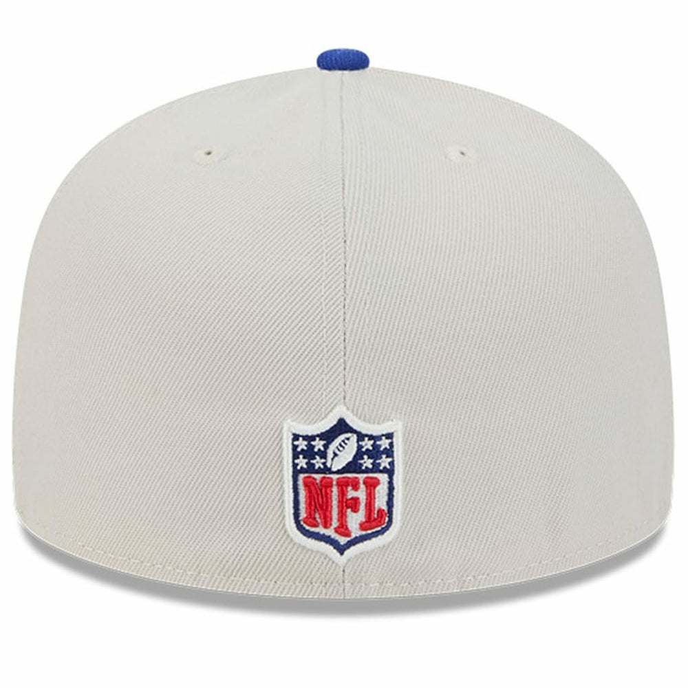 Buffalo Bills New Era 2024 Sideline Historic 59FIFTY Fitted Hat - Stone/Royal Hats