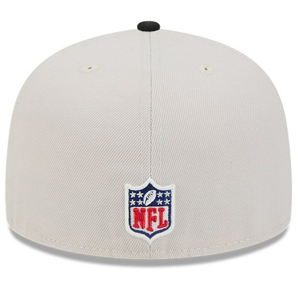 Jacksonville Jaguars New Era 2024 Sideline Historic 59FIFTY Fitted Hat - Stone/Black Hats