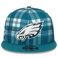 Philadelphia Eagles New Era 2024 Sideline Statement 9FIFTY Snapback Hat - Midnight Green Hats