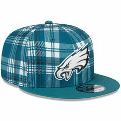 Philadelphia Eagles New Era 2024 Sideline Statement 9FIFTY Snapback Hat - Midnight Green Hats