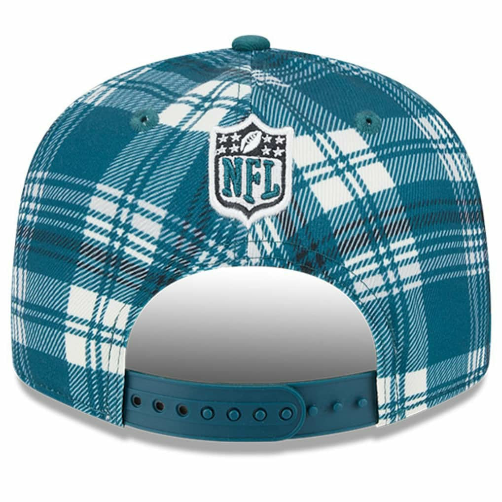 Philadelphia Eagles New Era 2024 Sideline Statement 9FIFTY Snapback Hat - Midnight Green Hats