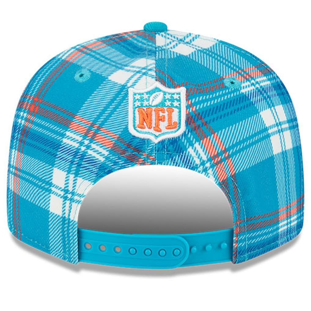 Miami Dolphins New Era 2024 Sideline Statement 9FIFTY Snapback Hat - Aqua Hats
