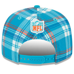 Miami Dolphins New Era 2024 Sideline Statement 9FIFTY Snapback Hat - Aqua Hats