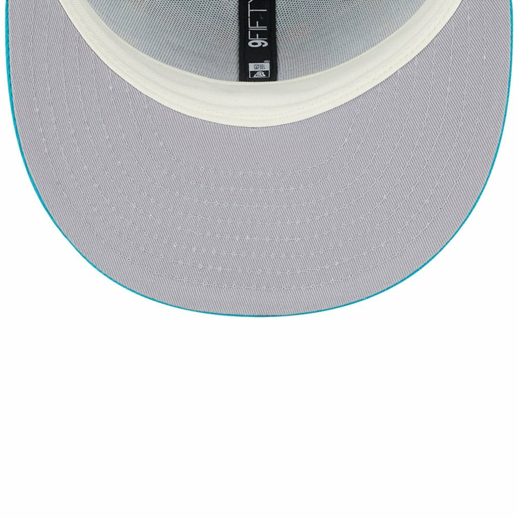 Miami Dolphins New Era 2024 Sideline Statement 9FIFTY Snapback Hat - Aqua Hats