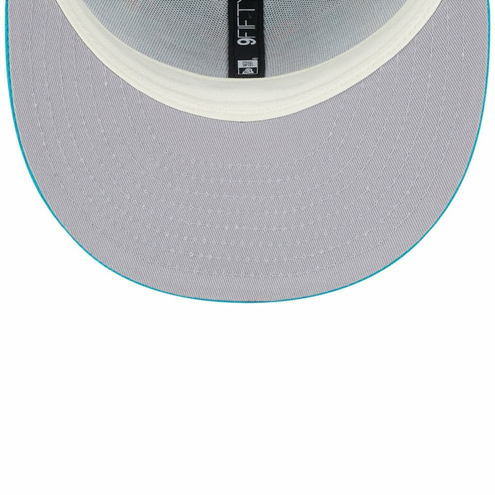Miami Dolphins New Era 2024 Sideline Statement 9FIFTY Snapback Hat - Aqua Hats