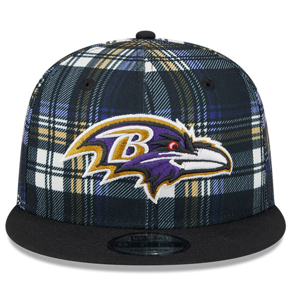 Baltimore Ravens New Era 2024 Sideline Statement 9FIFTY Snapback Hat - Black Hats