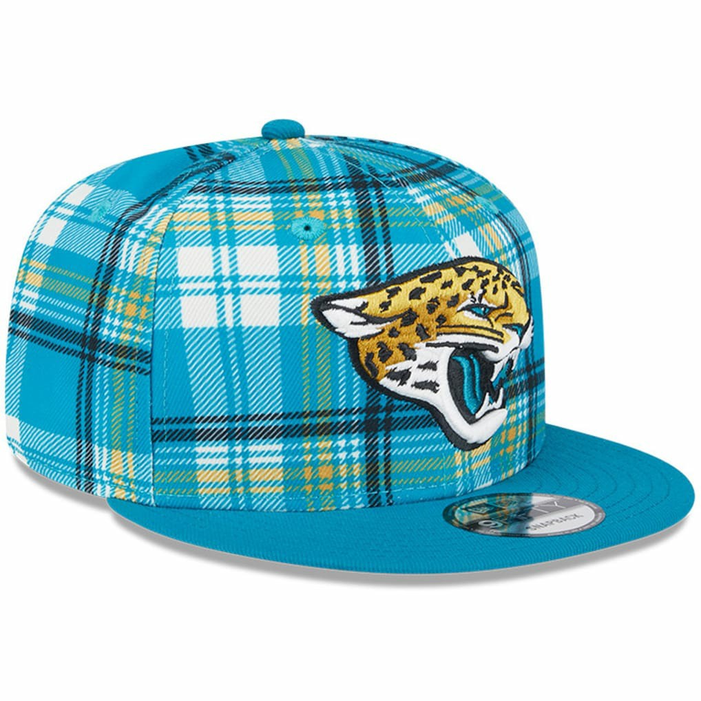 Jacksonville Jaguars New Era 2024 Sideline Statement 9FIFTY Snapback Hat - Teal Hats