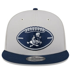 Dallas Cowboys New Era 2024 Sideline Historic 9FIFTY Snapback Hat - Stone/Navy Hats