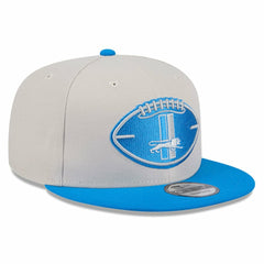 Detroit Lions New Era 2024 Sideline Historic 9FIFTY Snapback Hat - Stone/Blue Hats