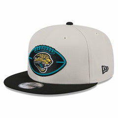 Jacksonville Jaguars New Era 2024 Sideline Historic 9FIFTY Snapback Hat - Stone/Black Hats