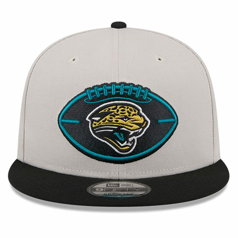 Jacksonville Jaguars New Era 2024 Sideline Historic 9FIFTY Snapback Hat - Stone/Black Hats