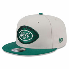 New York Jets New Era 2024 Sideline Historic 9FIFTY Snapback Hat - Stone/Green Hats
