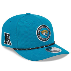 Jacksonville Jaguars New Era 2024 Sideline 9SEVENTY Stretch-Snap Hat - Teal Hats