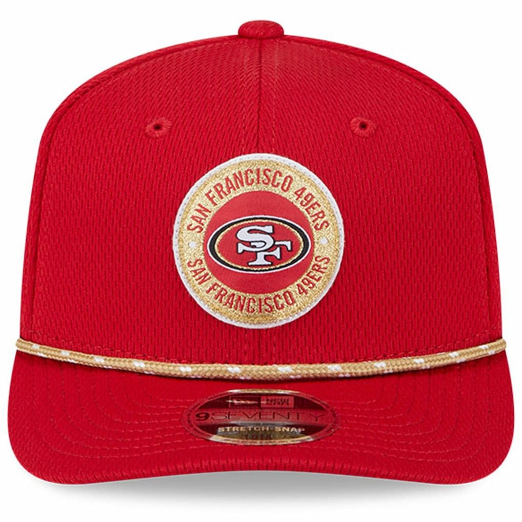 San Francisco 49ers New Era 2024 Sideline 9SEVENTY Stretch-Snap Hat - Scarlet Hats